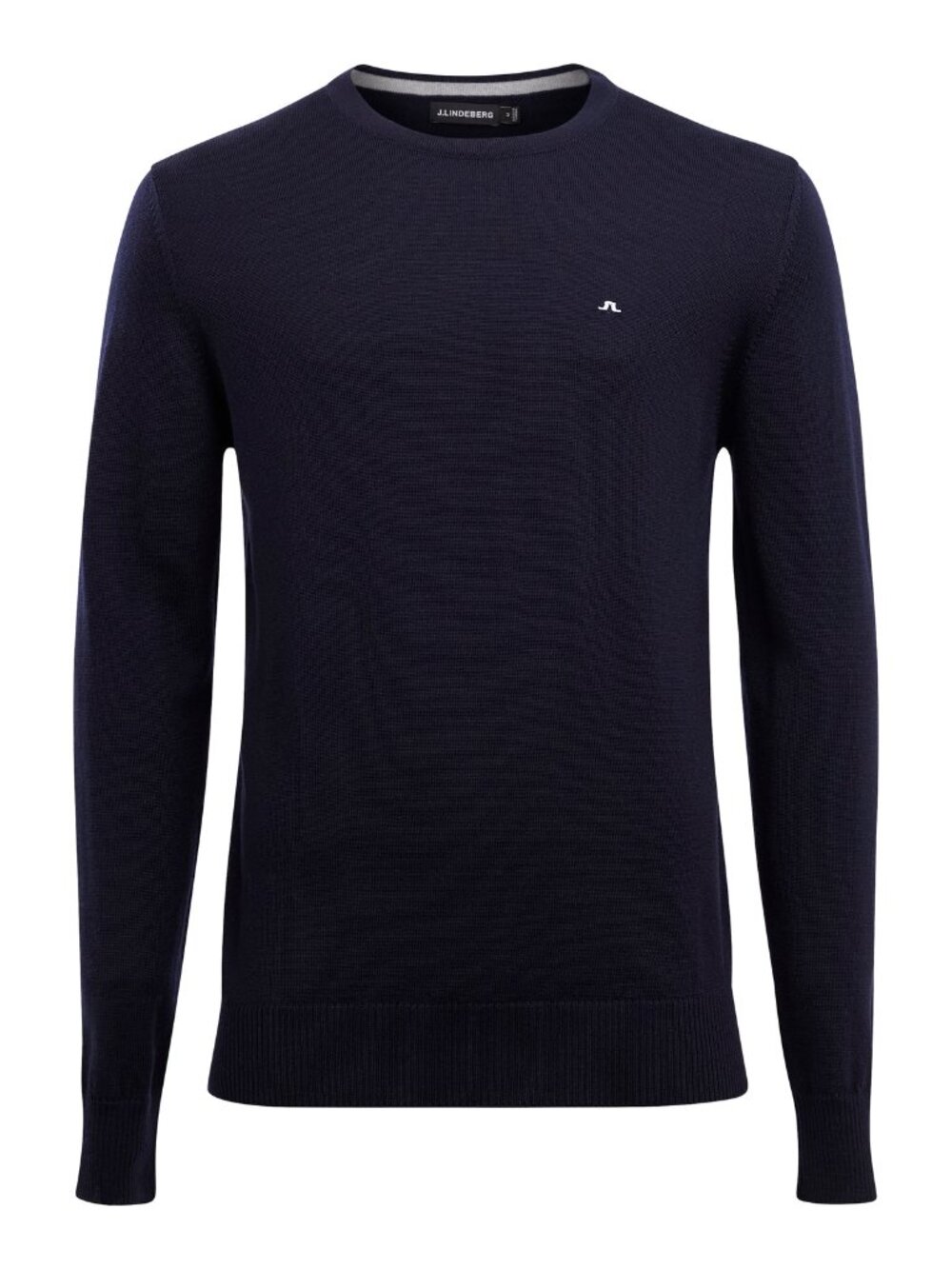 NWT J. Lindeberg Men's Lyle True 100% Merino Wool Navy Crewneck Sweater Size S